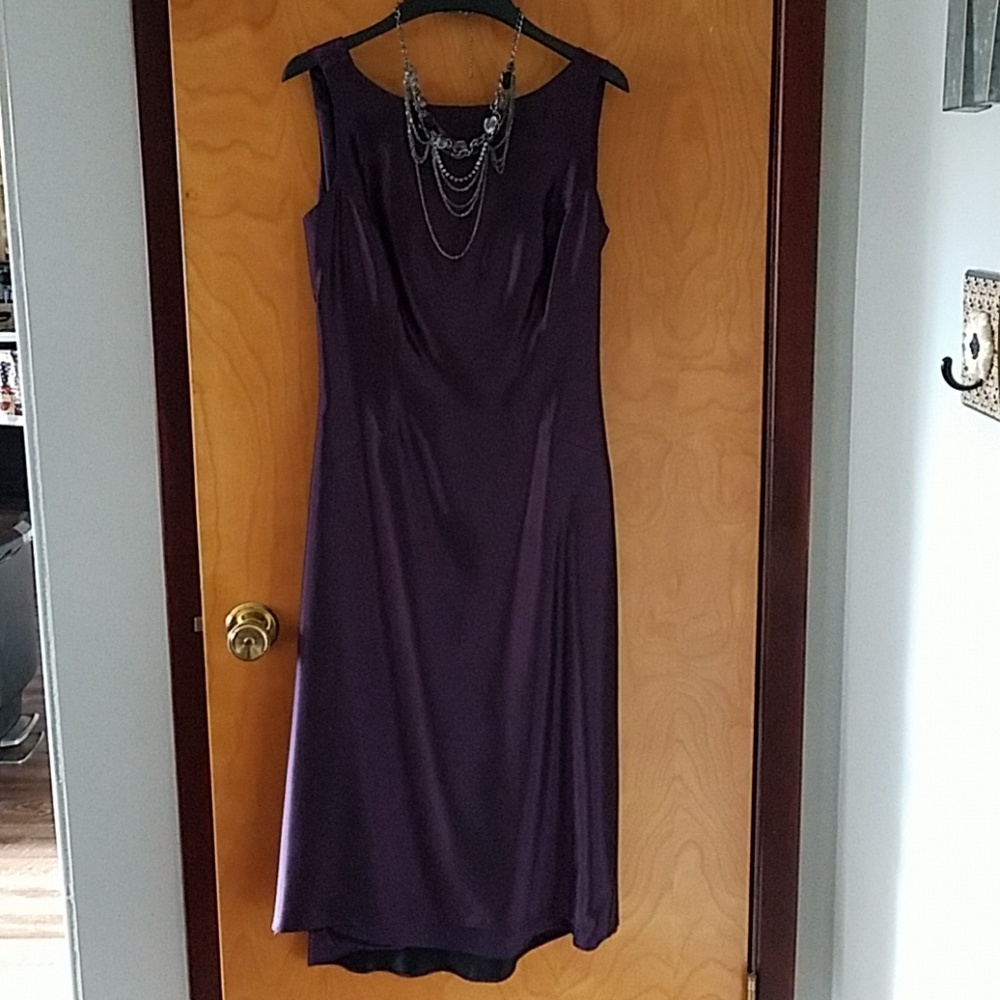 Sleeveless Purple dress